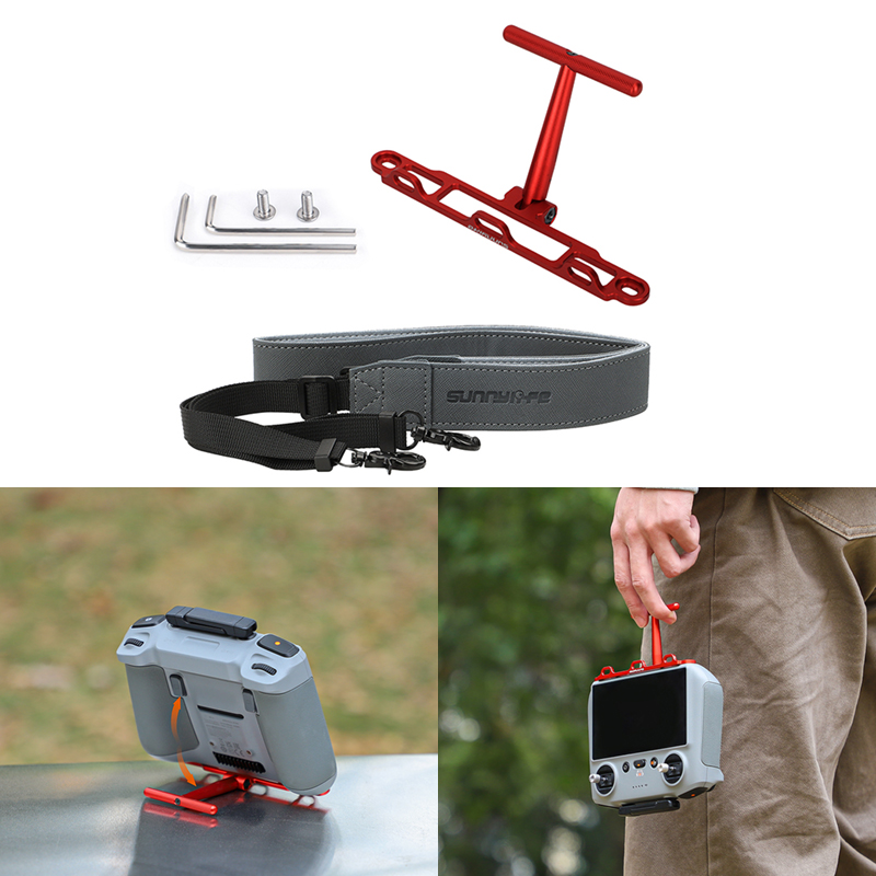 Drone Remote Controller Lanyard - ドローン用スタンドネックストラップ,2in 1マウント,リモートコントロールストラップ,dji mini 4pro,mini 3,3pro用マウント
