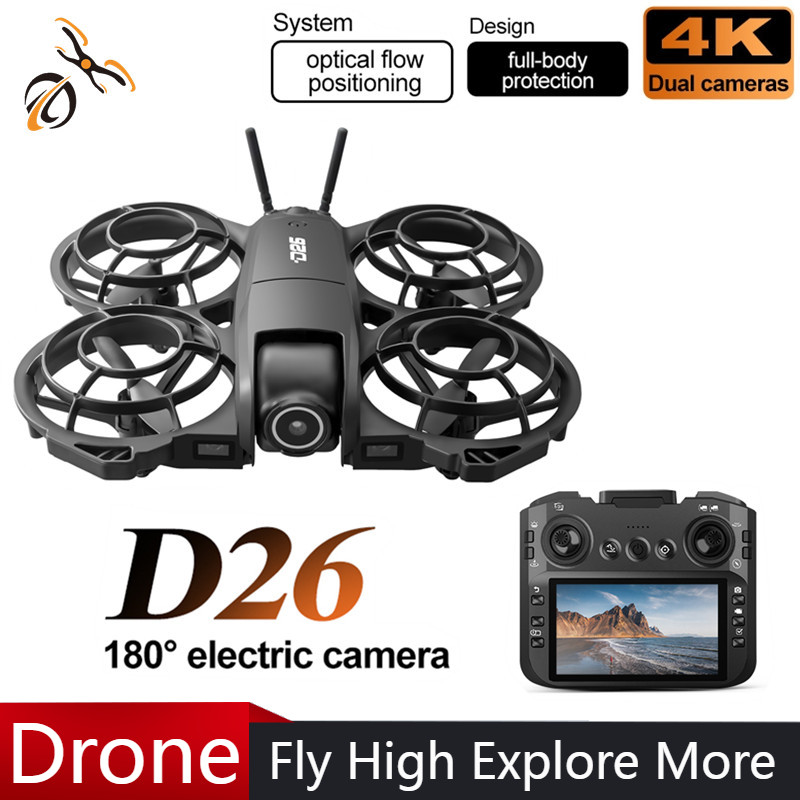 Drone Controller Screen - D26 ドローン 4K 空撮HD 180 °