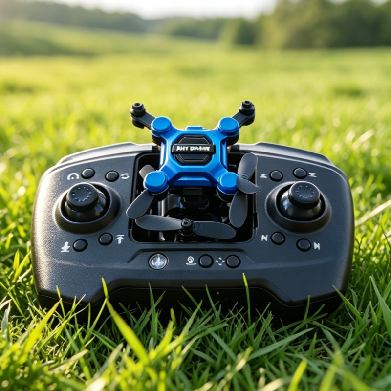 Drone Remote Controller Lanyard - ミニ折りたたみ式蚊取りドローン、空中カメラ付き、学生・子供向けリモコンヘリコプターおもちゃ