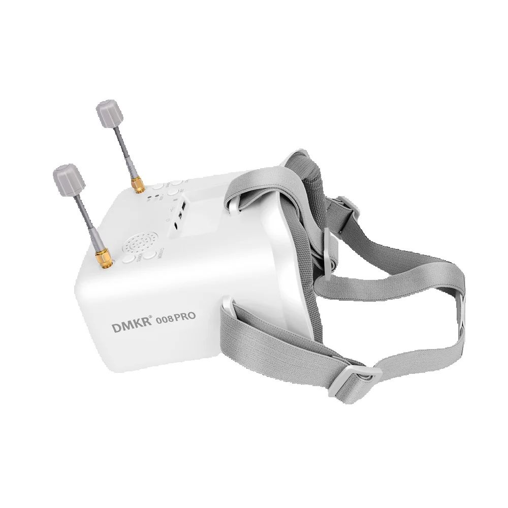 オリジナル008D PROホワイトFPVゴーグル（DVR搭載 - Drone Battery Adapter のレビューと価格