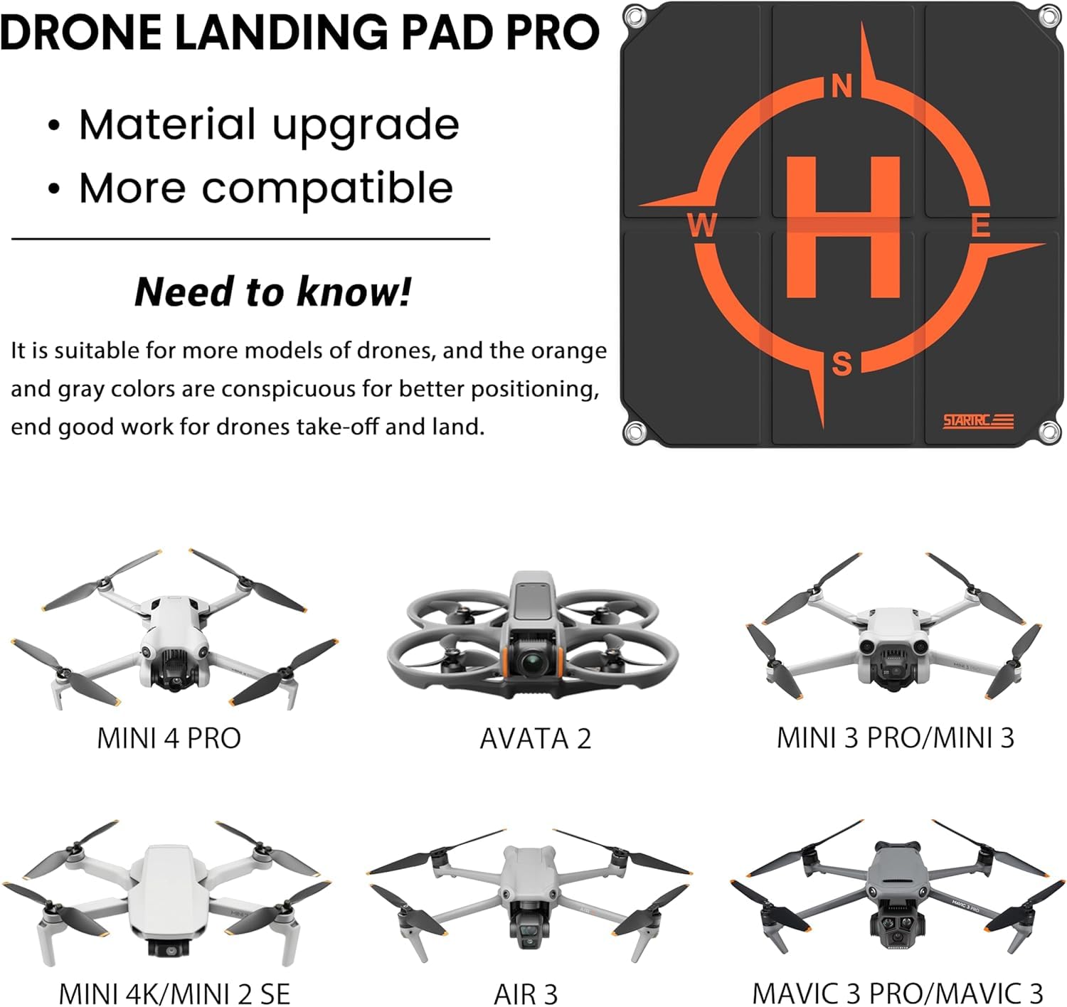 STARTRC ドローン着陸パッド、DJI Neo 2/Mi - Dji Drone Air 3 のレビューと価格