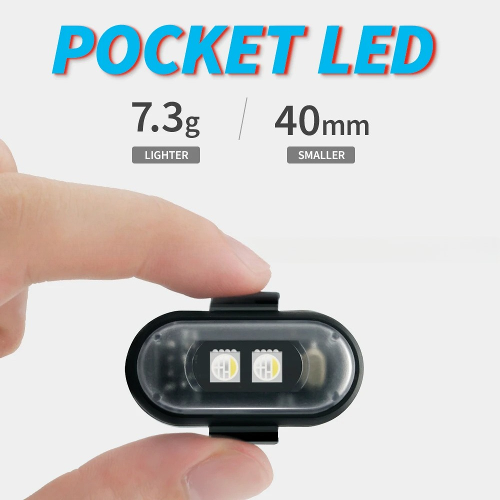 オートバイストロボライト、APP制御RGB LED、スクータ - Drone Strobe Light のレビューと価格