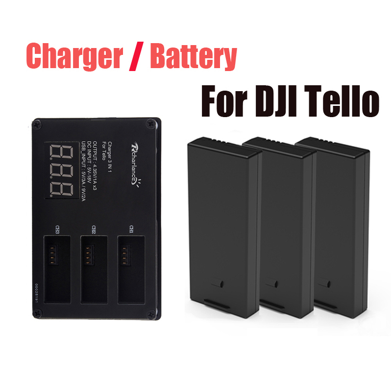 オリジナル DJI Tello バッテリー/ドローン Tel - Drone Charging Hub のレビューと価格