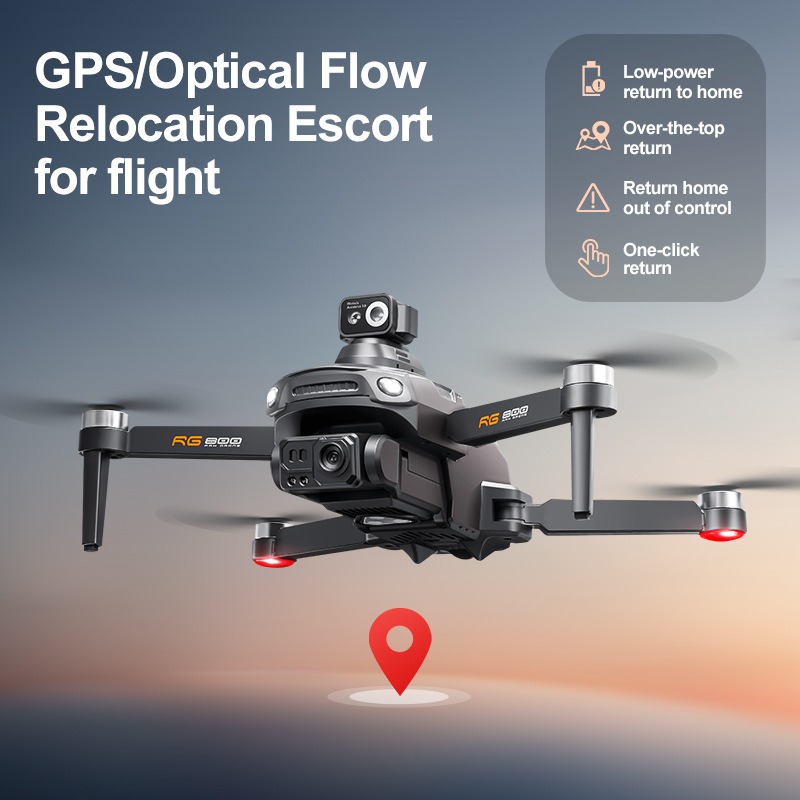 新しい RG800 MAX ドローン 1080P HD カメ - Drone Controller Screen のレビューと価格